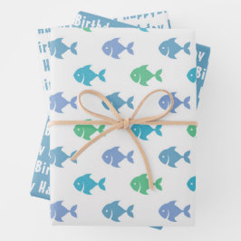 Folha plana de papel para enrolamento de peixes co
