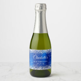 Folha Real Azul Silver Glitter 40 e Fabulosa