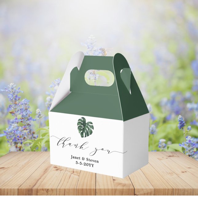 Folha Tropical Monstera Greenery caixa de favor (Criador carregado)