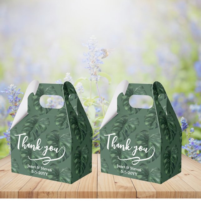 Folha Tropical Monstera Greenery caixa de favor (Criador carregado)