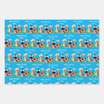 Folha Verde de Aniversário do Zoo Personalizado