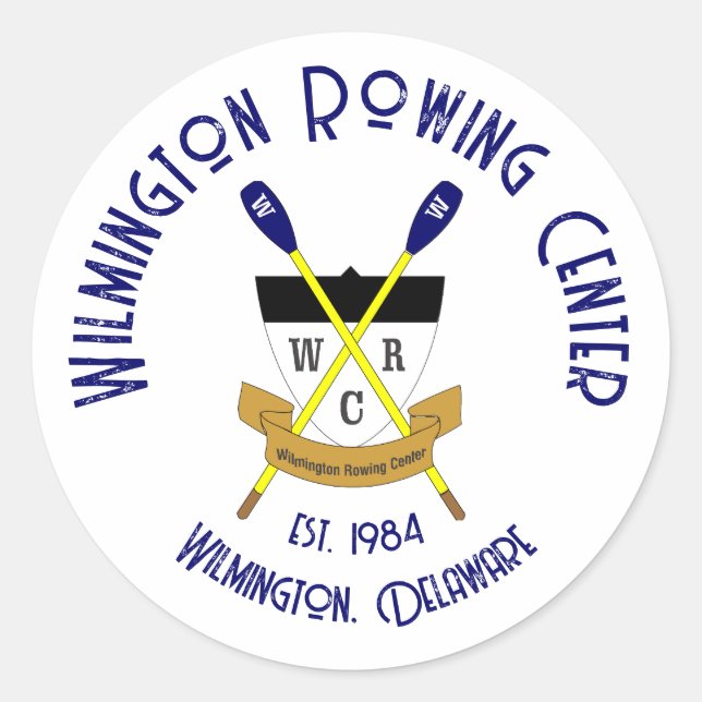 Folha WRC de grandes adesivos redondos de papel -  (Frente)