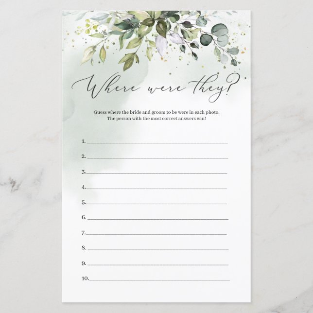 Folhagem de Boho Eucalyptus onde jogam (Frente)