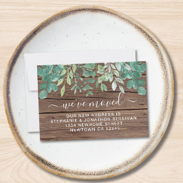 Folhagem de Orçamento MiniCartão de Anúncio Movido