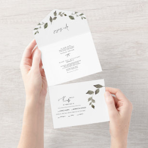 Folhagem de Outono Colorida Dizendo Sim Casamento