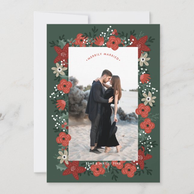 Folhagem de Poinsettia Natal (Frente)