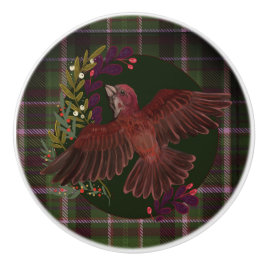 Folhagem de Woodland & Purple Finch