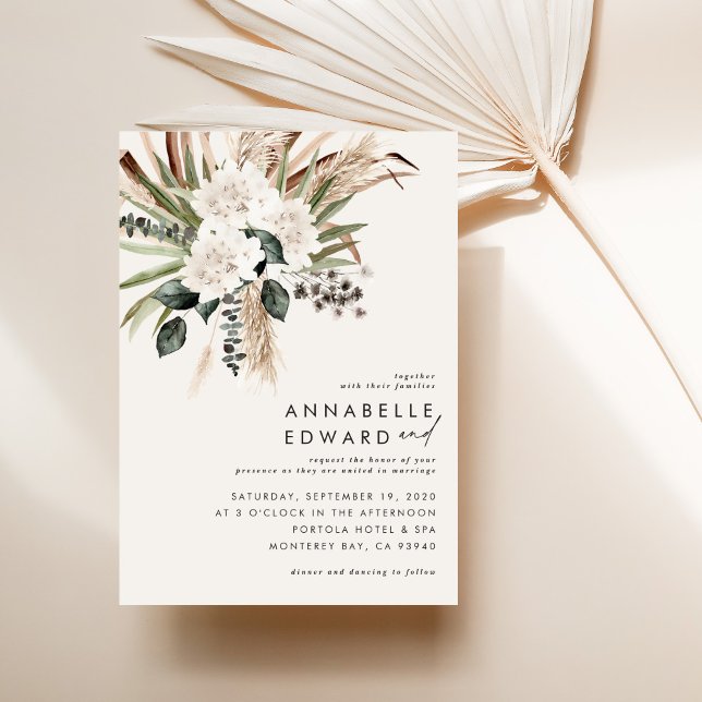 Folhagem elegante botânica e moderna da boemia nat (Criador carregado)