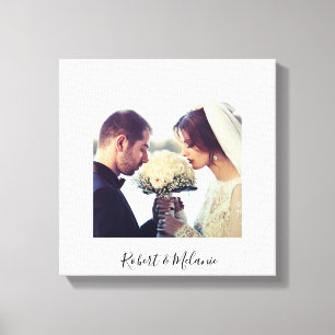 Folhagem Elegante   Impressão em Tela Personalizad