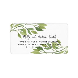 folhagem verde folha endereço etiqueta festa/casam