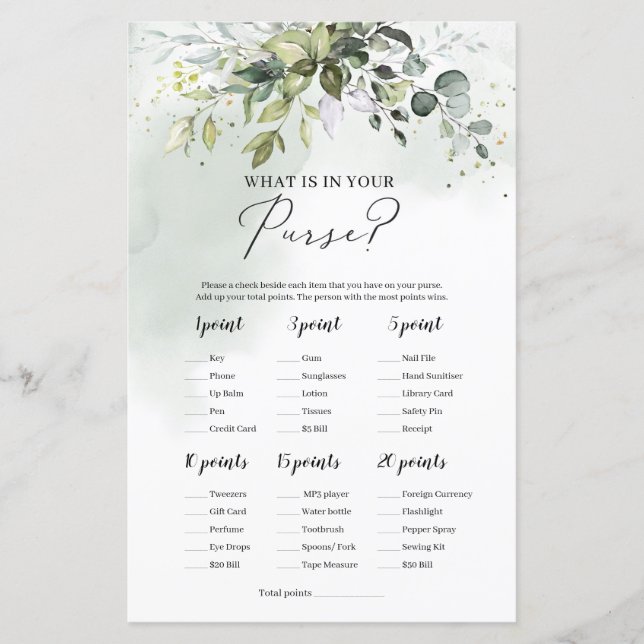 Folhagem verde moderna que está no seu jogo de bol (Frente)