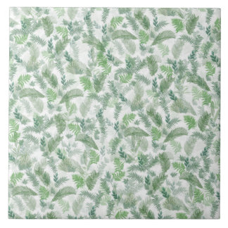 Folhagem Verde Verde-Tropical Moderna