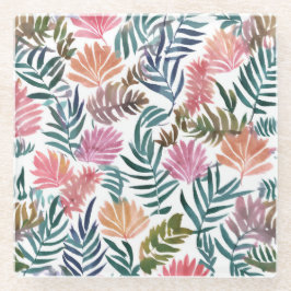 Folhas Botânicas Aquarela | Floral Colorido Fofo
