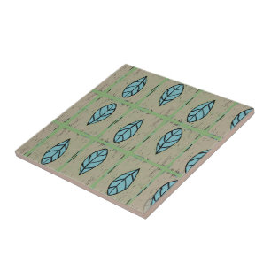 Folhas botânicas elegantes em aquarela verde