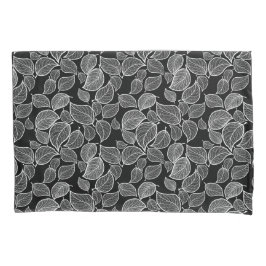 Folhas brancas na mala preta