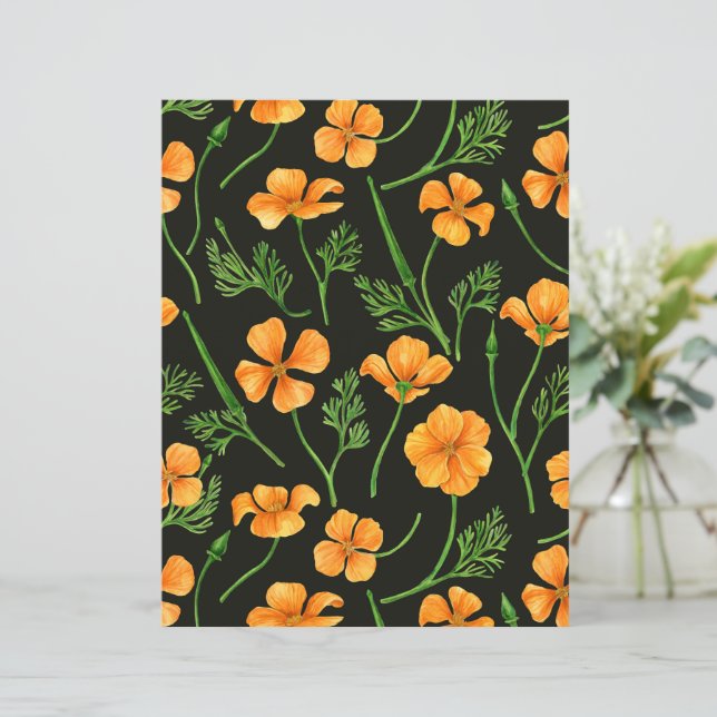 Folhas da Califórnia, flores no verão, verdinho (Em pé/Frente)