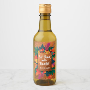 Folhas de Ação de Graças do outono em Cobre