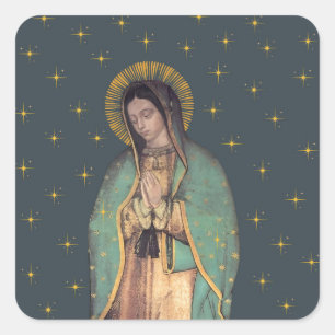 Folhas de adesivos de Nossa Senhora de Guadalupe