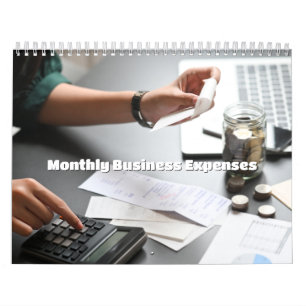 Folhas de Despesas Empresariais do Calendário de 2
