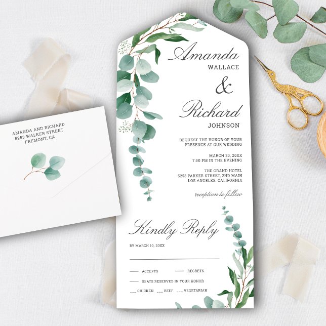 Folhas De Eucalipto Ramo De Noivado Casamento (Criador carregado)