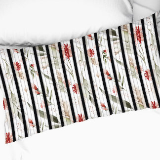 folhas de flores de padrão floral boêmico