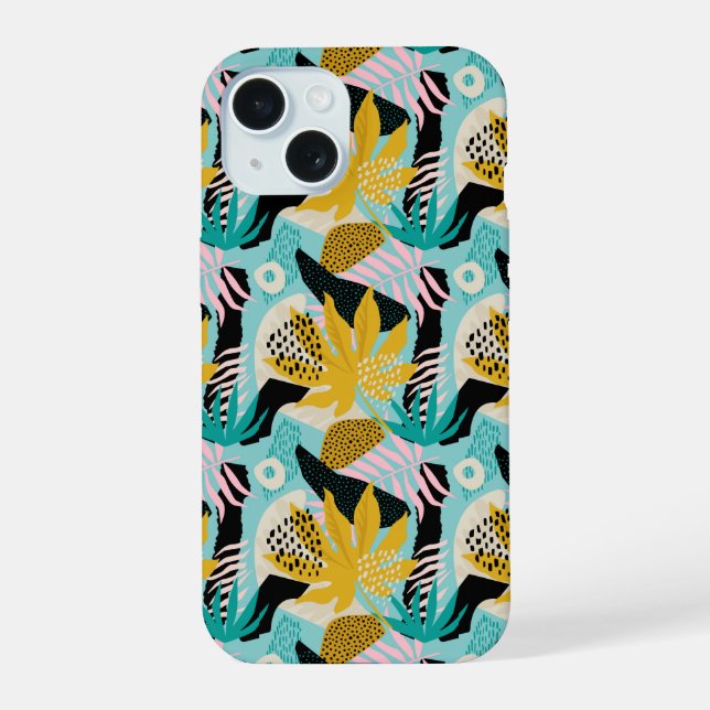 Folhas de Floresta Tropical Estampado (Verso)