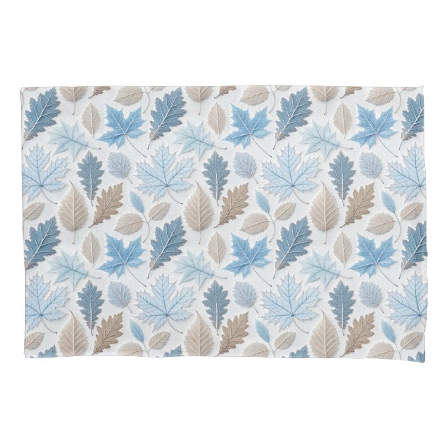 Folhas de inverno revestidas em geadas delicadas (Frente)