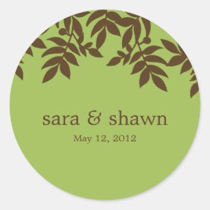 Folhas de Lush Favorecem Adesivos ou selos de enve