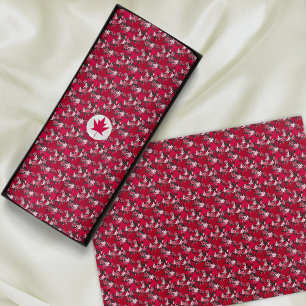 Folhas de Mapeamento em um Papel de Tecido de Fund