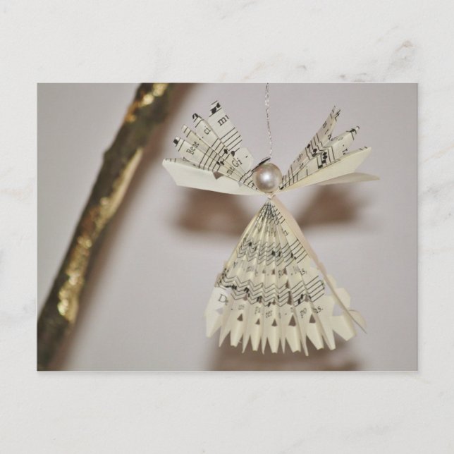 Folhas de Música Notas de Natal Angel Pearl (Frente)