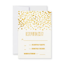folhas de ouro falsas confetti casamento Cartões R