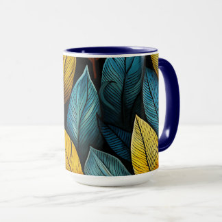 Folhas de outono - caneca
