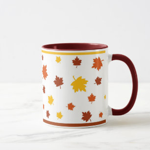 Folhas de outono - caneca