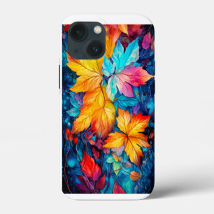 Folhas de Outono Coloridas Caídas
