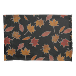 Folhas de outono douradas na cor feita sob