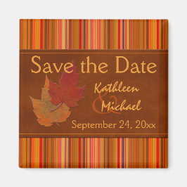 Folhas de outono e Imã salve a data de distribuiçã