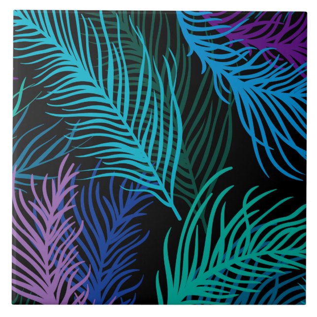 Folhas de Palma Multicoloridas (Frente)