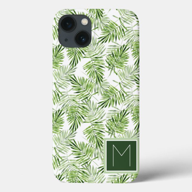 Folhas de Palma Verde | Monograma (Verso)