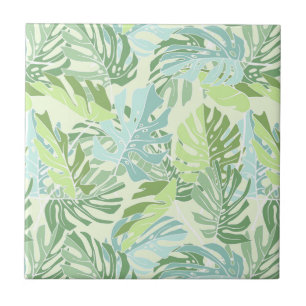 Folhas de Palmeiras Tropicais Pastel