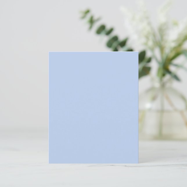 Folhas de papel azul céu suave (Em pé/Frente)