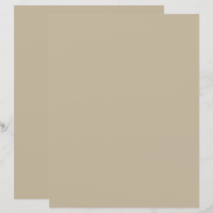 Folhas de Papel Bege Elegante Material de Escr