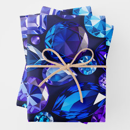 Folhas de Papel Coloridas de Arrasto de Joias