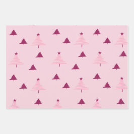 Folhas de Papel de Embalagem de Árvore de Natal Bo