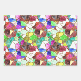 Folhas de papel de embalagem de vidro retido