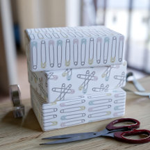 Folhas de Papel de Embrulho para Chá de Bebê