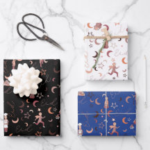 Folhas de papel de empacotamento de presentes, 19"