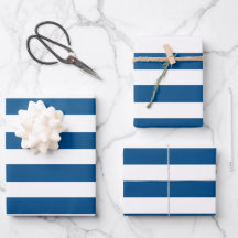 Folhas de papel de enrolamento de tiras azuis e br