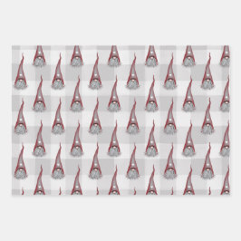 Folhas de Papel de Moldagem de Natal de Gnomo esca