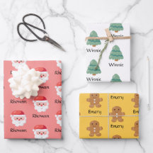 Folhas de Papel de Moldagem de Natal Personalizada