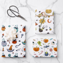 Folhas de Papel de Moldagem de Tema de Halloween